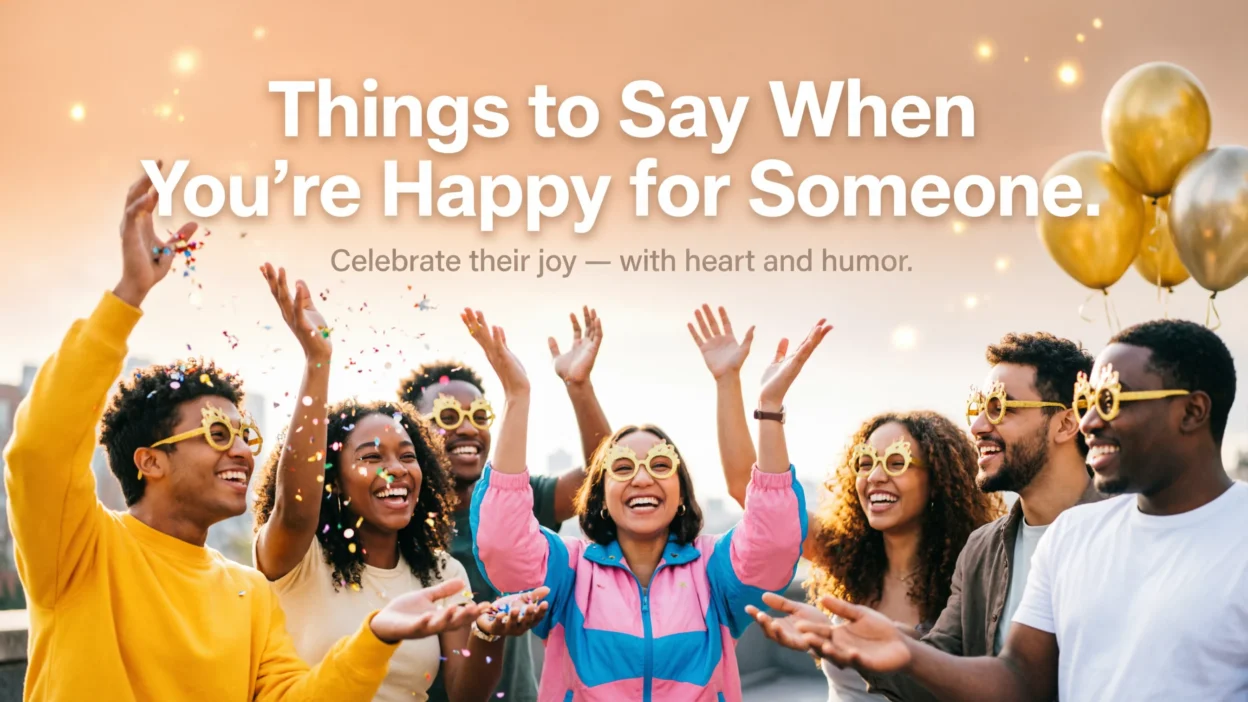 Things to Say When You Are Happy for Someone