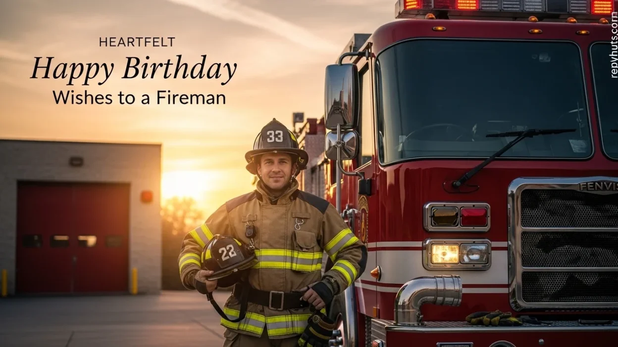Heartfelt Happy Birthday Wishes to a Fireman