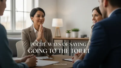 Polite Ways of Saying Going to the Toilet
