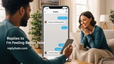 Replies to I’m Feeling Better No