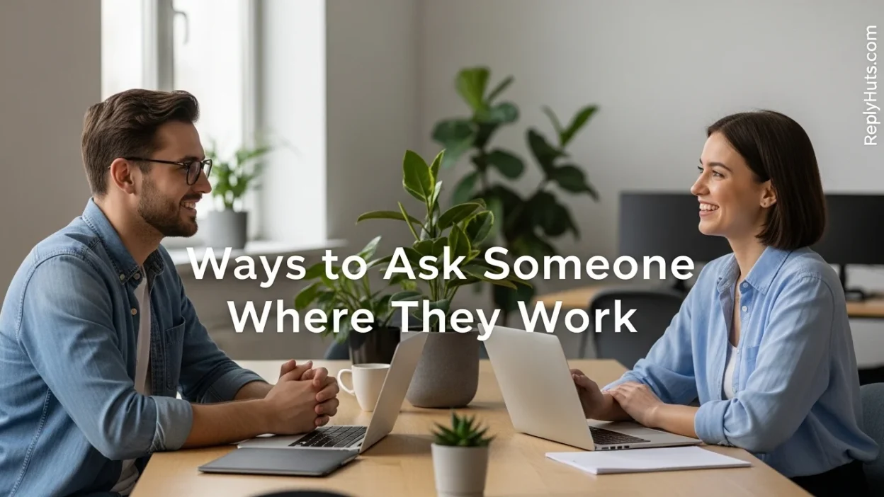 Ways to Ask Someone Where They Work