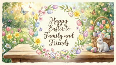 Easter Greetings to Family and Friends