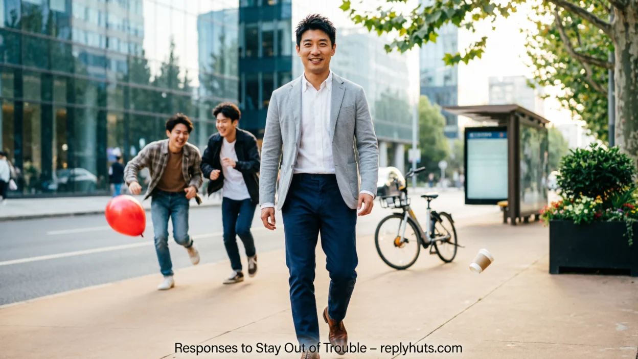 Responses to “Stay Out of Trouble”