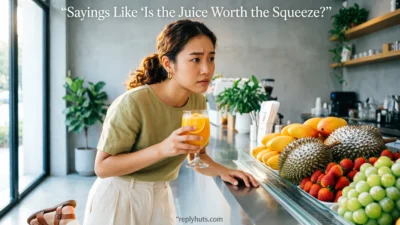 Sayings Like “Is the Juice Worth the Squeeze
