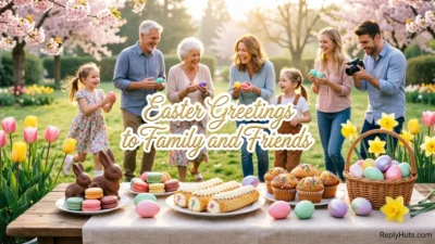 Easter Greetings to Family and Friends