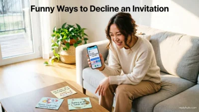 Funny Ways to Decline an Invitation