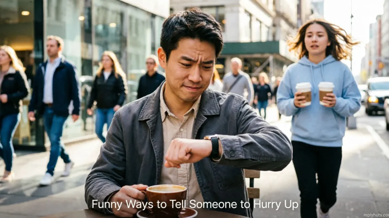 Funny Ways to Tell Someone to Hurry Up