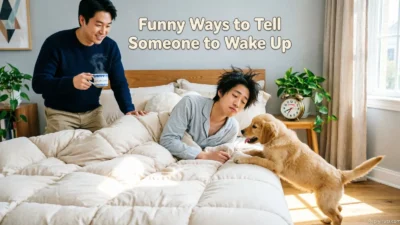 Funny Ways to Tell Someone to Wake Up