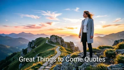 Great “Things to Come” Quotes
