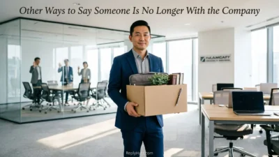 Other Ways to Say Someone Is No Longer With the Company