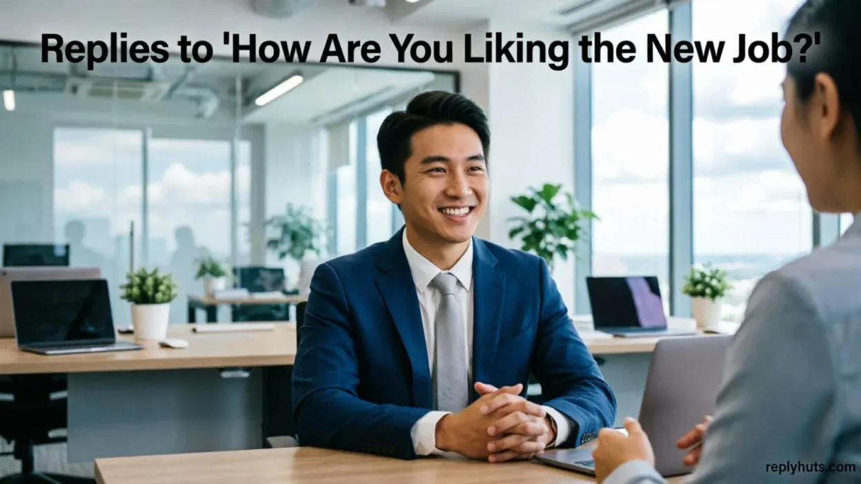 Replies to “How Are You Liking the New Job?”