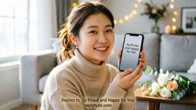 Replies to “So Proud and Happy for You”