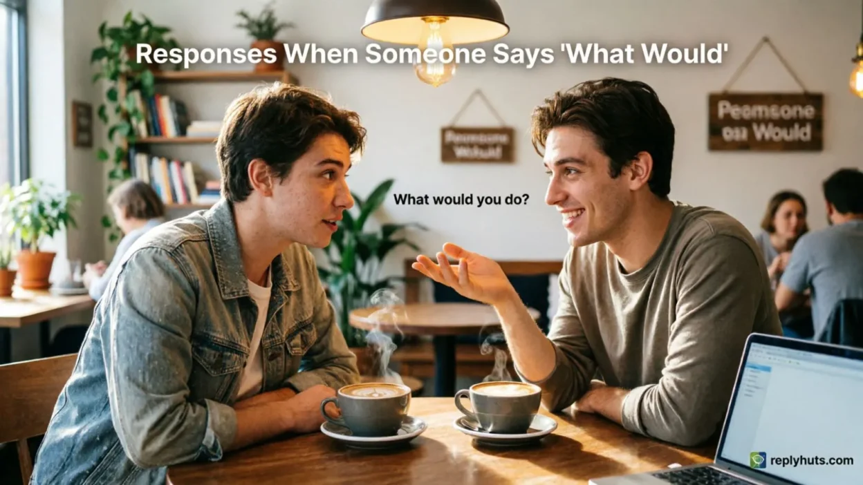 Responses When Someone Says “What Would”