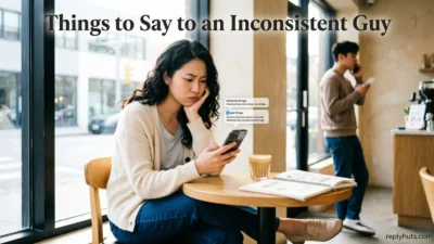 Things to Say to an Inconsistent Guy