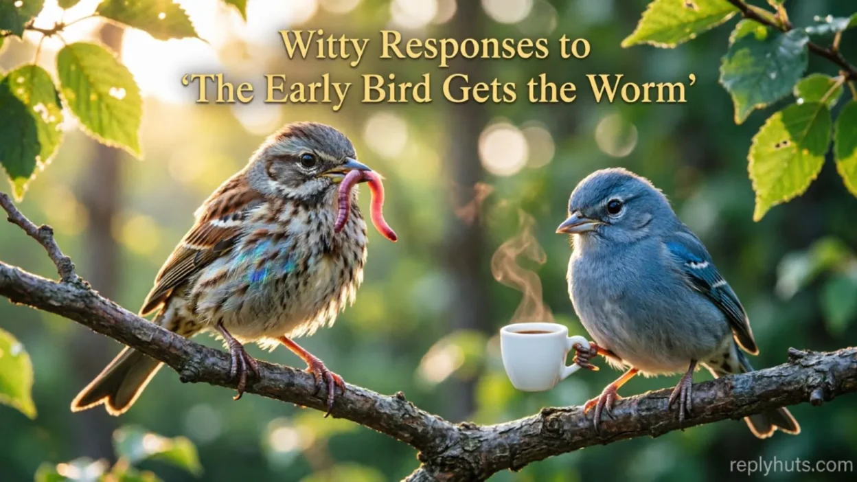 Witty Responses to “The Early Bird Gets the Worm